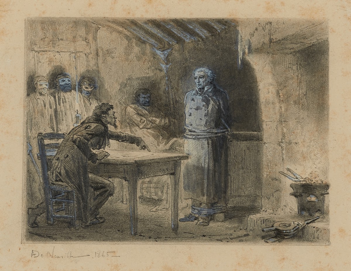 Jean Valjean chez Thénardier Le guet apens 1865
