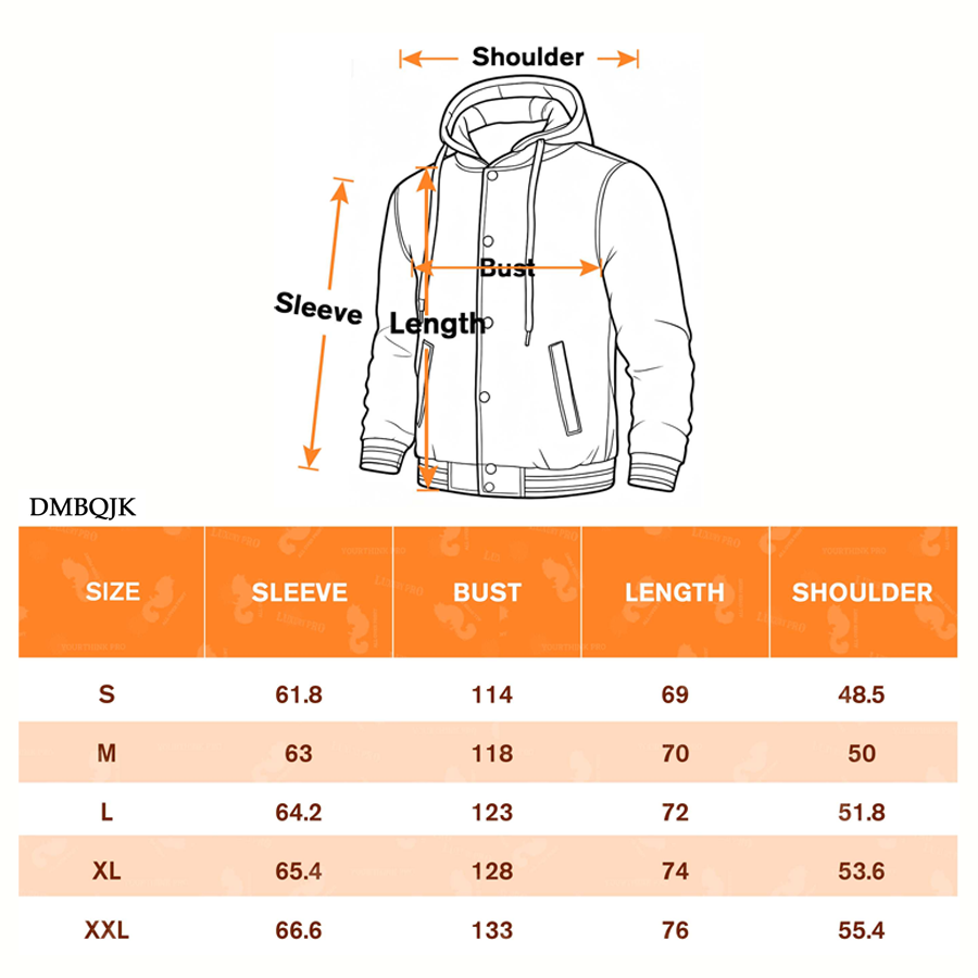 2D hooded baseball jacket