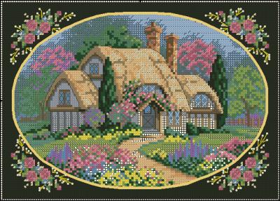 DIM06710 Enchanted Cottage