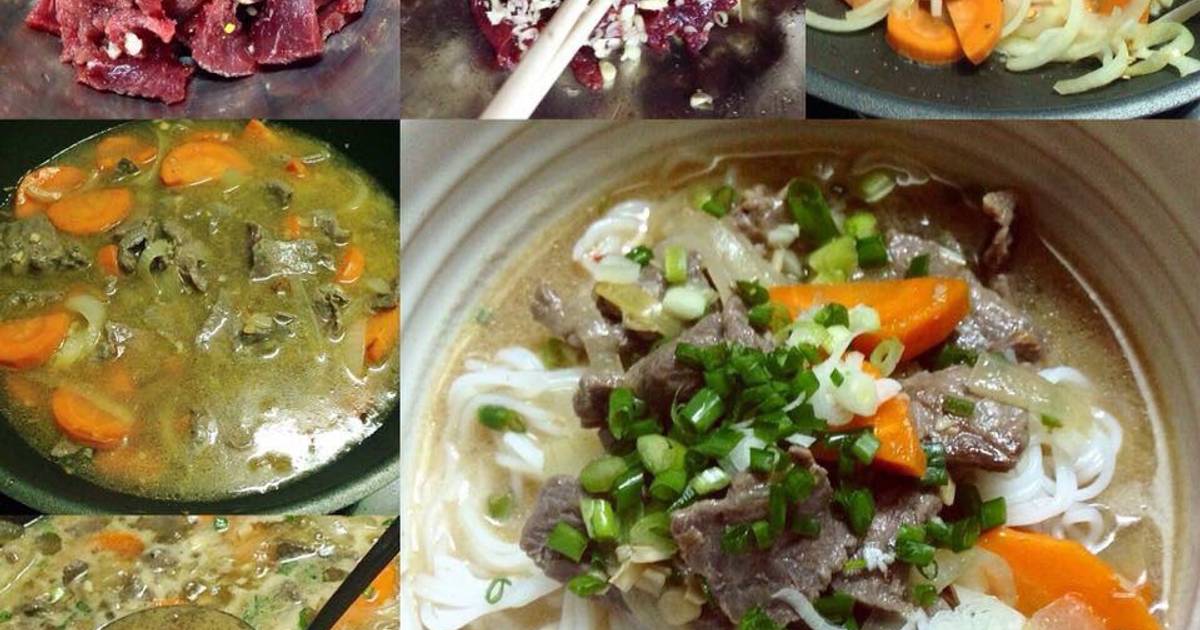 Bún bò xào sả