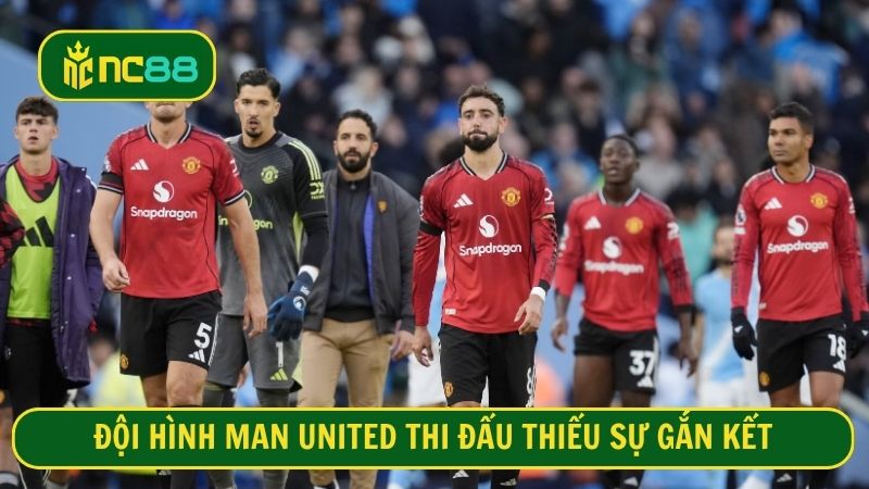Man United thi đấu với sự rời rạc ở các tuyến