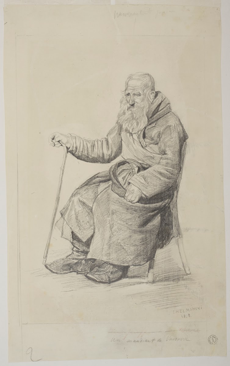 Old Elderly man from Warsaw 1888