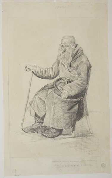 Old Elderly man from Warsaw 1888