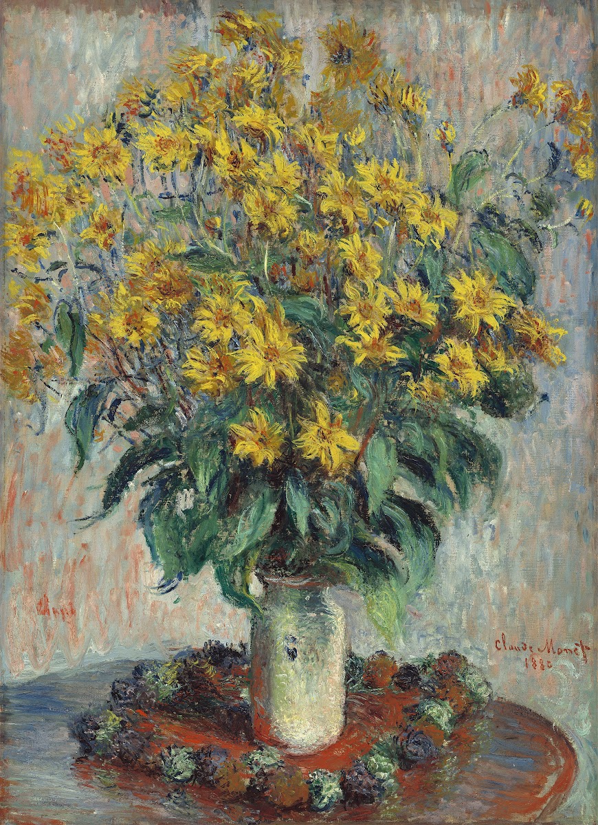 Jerusalem Artichoke Flowers 1880
