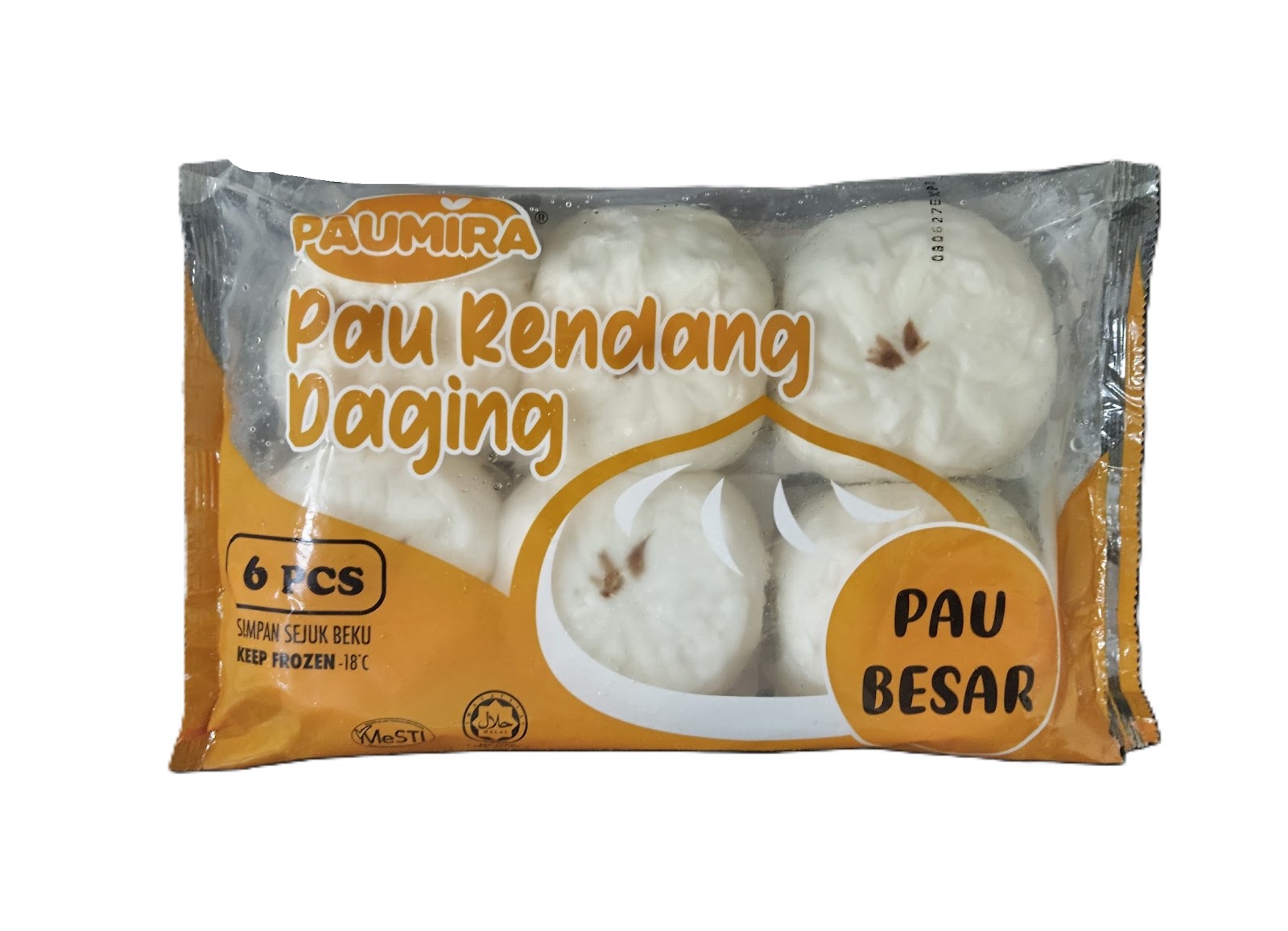 Pau Rendang Daging Besar 10Pkt/Ctn