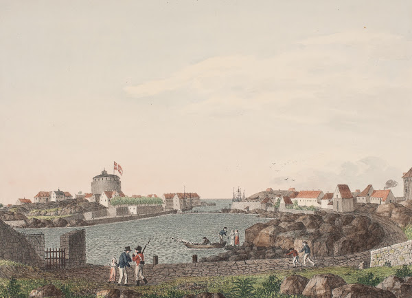 Christiansø Nordhavnen 1818  1819