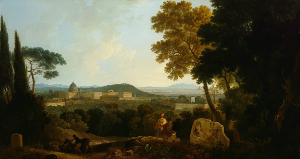 St Peters and the Vatican from the Janiculum Rome 1757