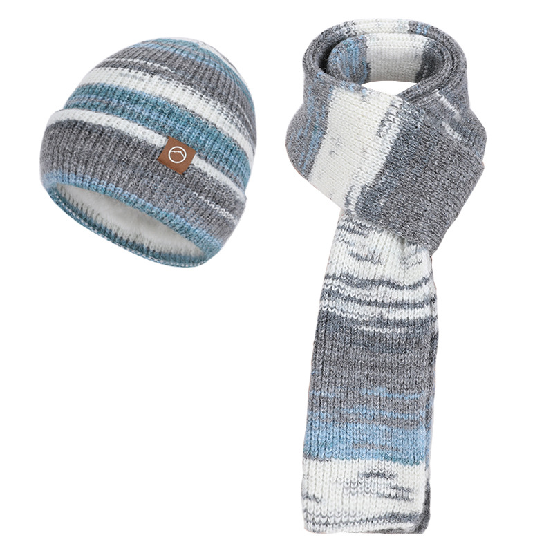 3-piece winter set: hat, scarf, and touchscreen gloves