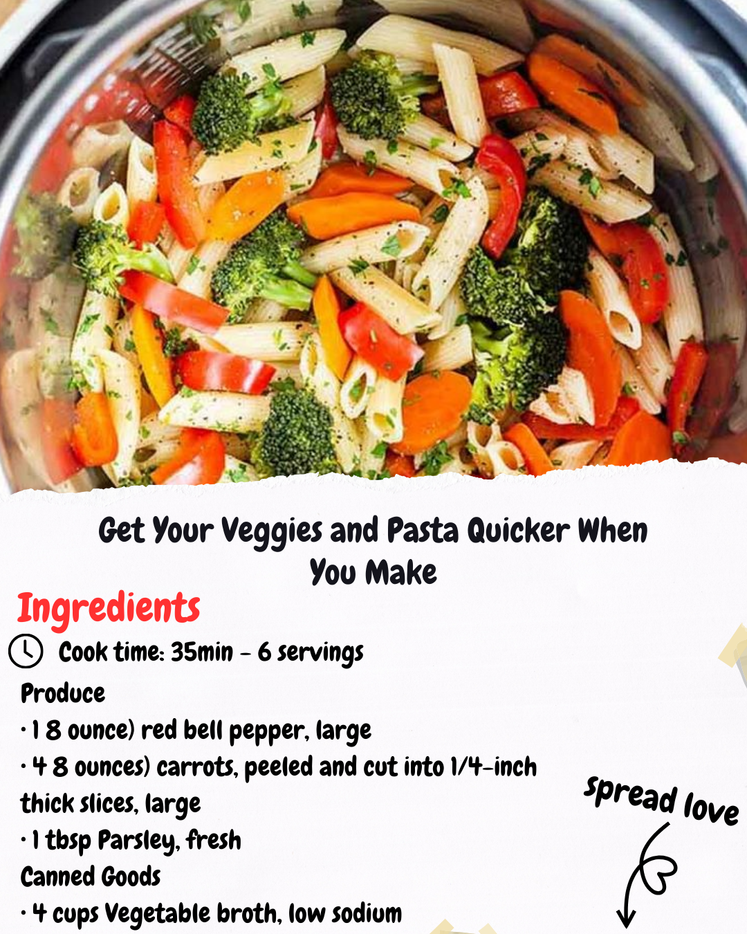 Get Your Veggies and Pasta Quicker When You Make