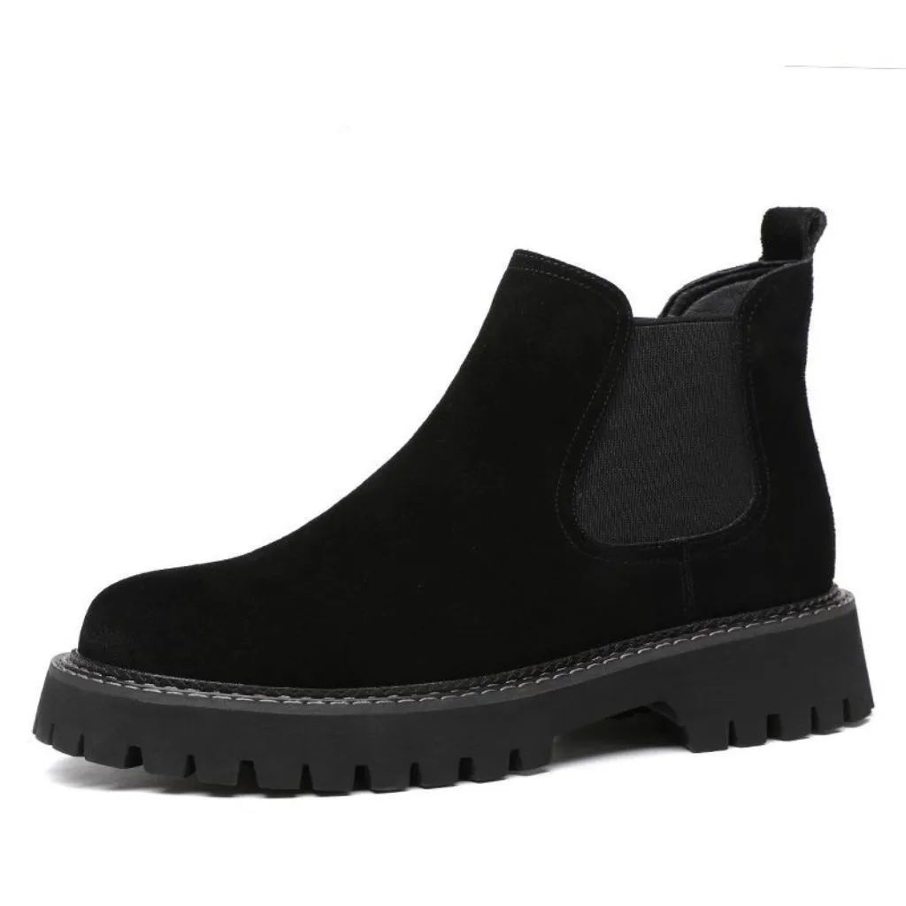 Men's Chelsea Boots, Suede Look, Lined