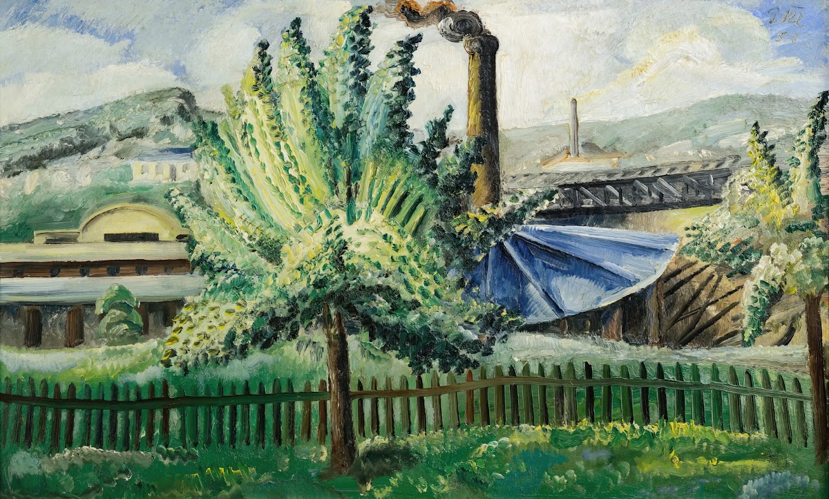 Güterbahnhof Baumgarten vor Güterbahnhof 1927