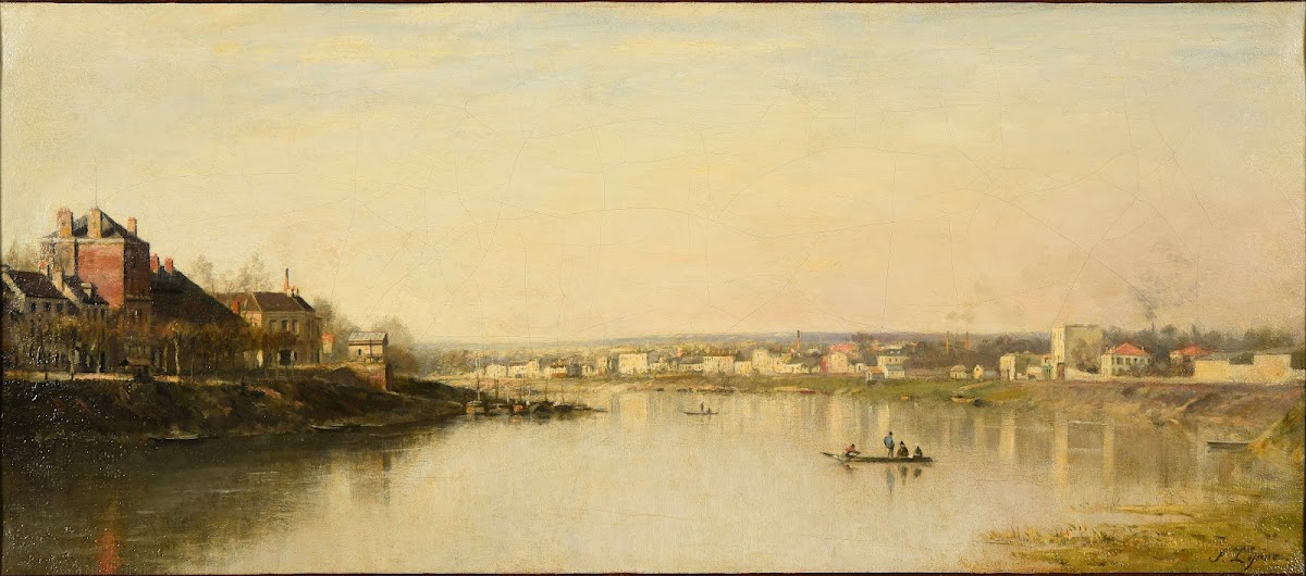 La Seine devant Saint Denis 1869