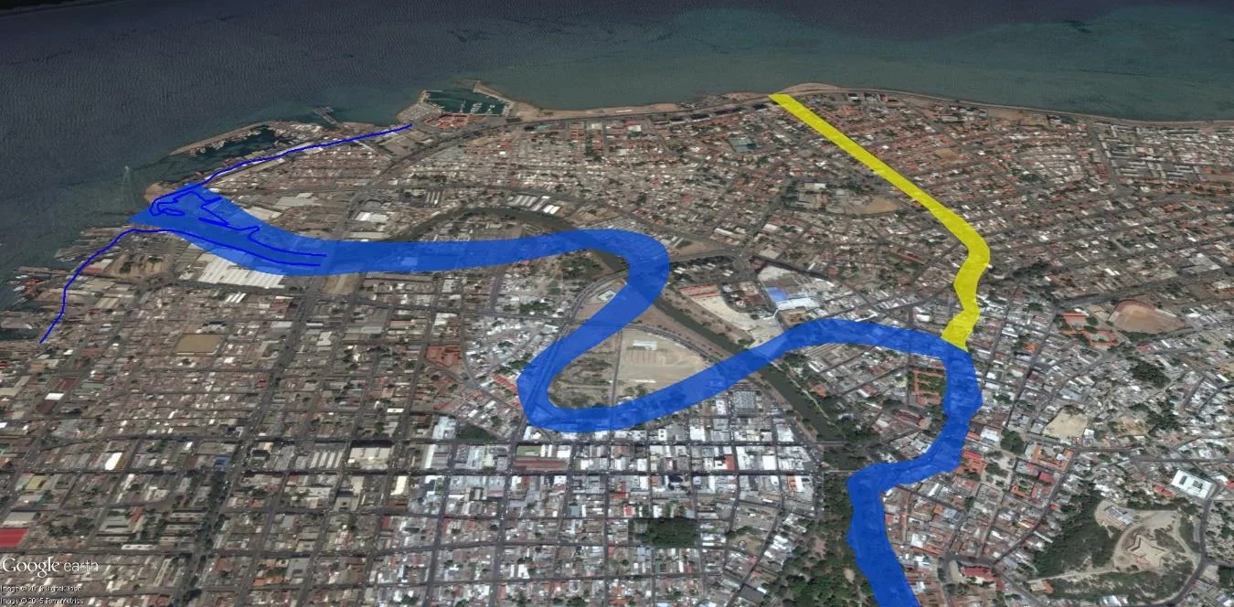 Interpretación del desvío del río Cumaná ocurrido en 1618