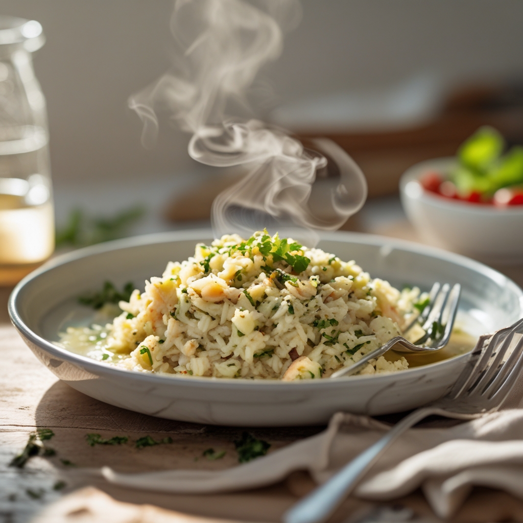 Final Dump And Bake Chicken Tzatziki Rice for Effortless Flavor | Easy Mediterranean One-Pan Meal