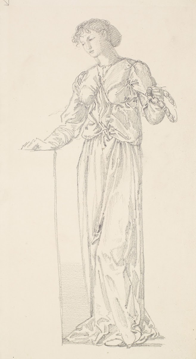 The Garland Weavers  Drapery Study
