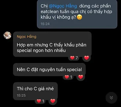 Khách hàng nói gì về One Eat Clean