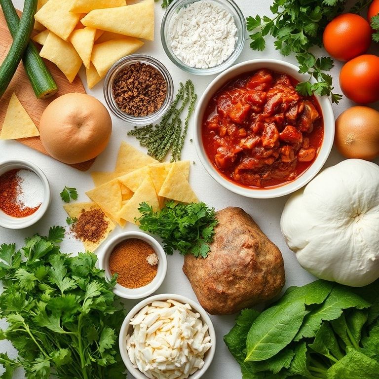 Ingredients for Beef Chili Cheese Dip Recipe: Easy Homemade Melt
