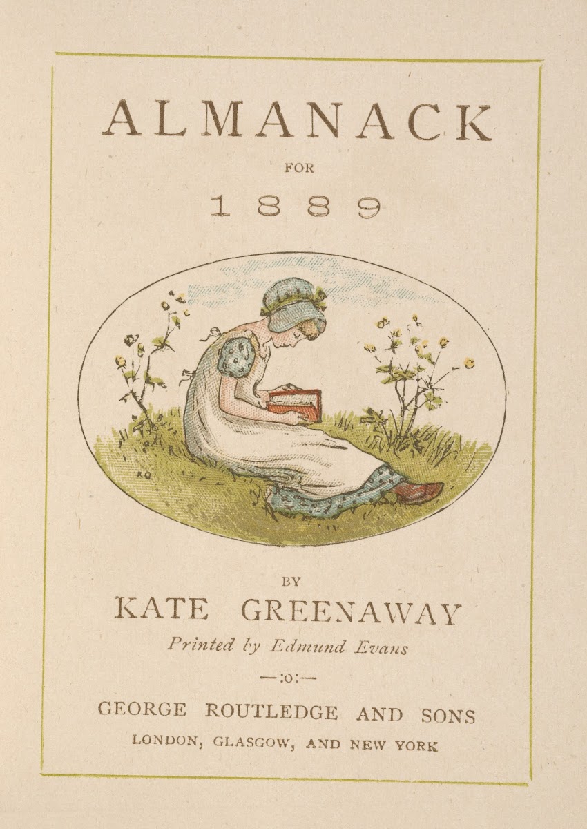01 Almanack for 1889  Title 1889