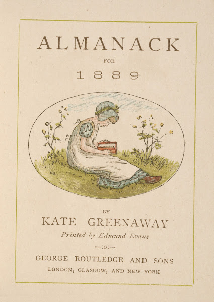 01 Almanack for 1889  Title 1889