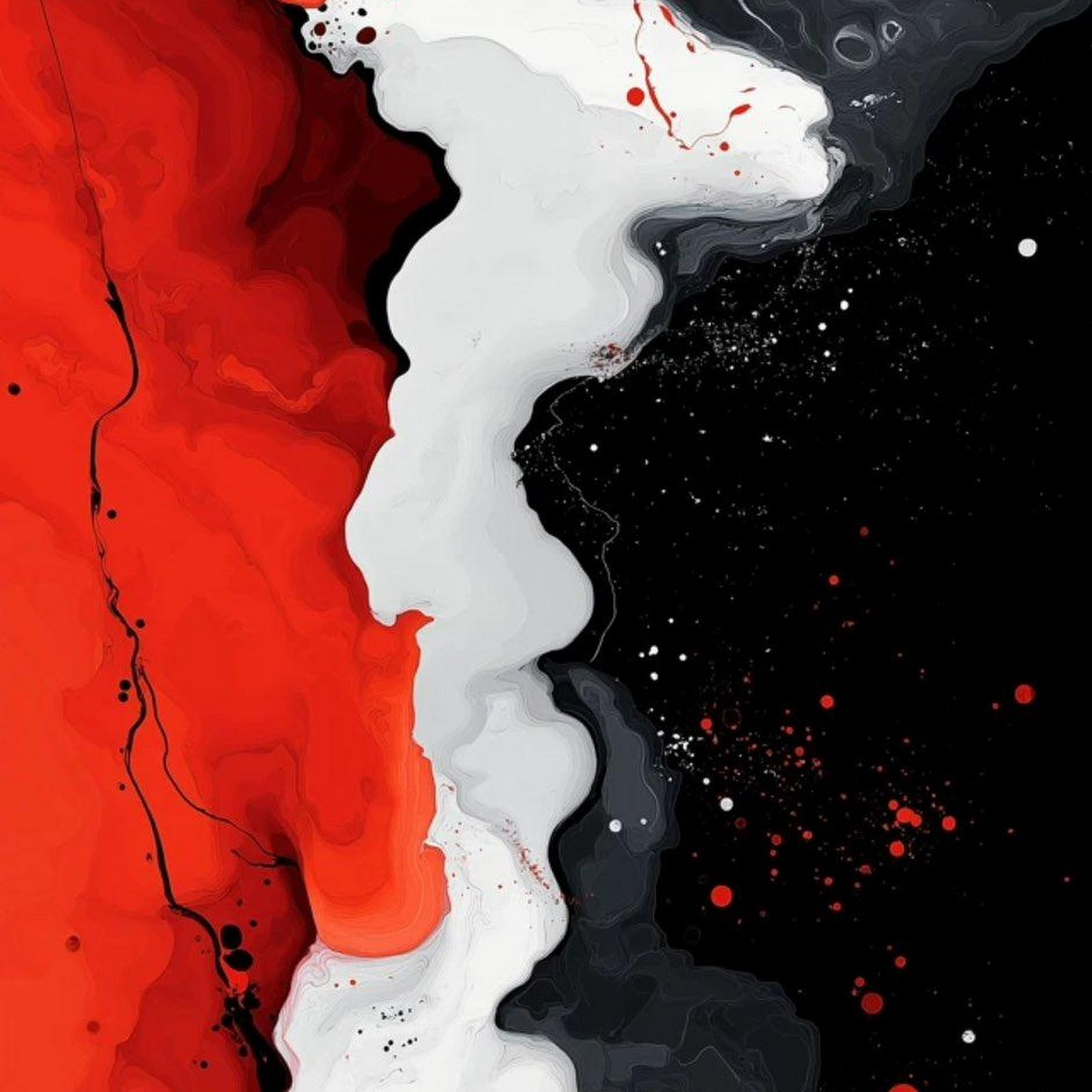 Download Abstract Art, Digital Painting, Color Splash, Fluid Art iPhone