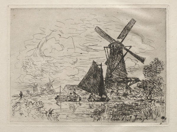Windmills in Holland 1867