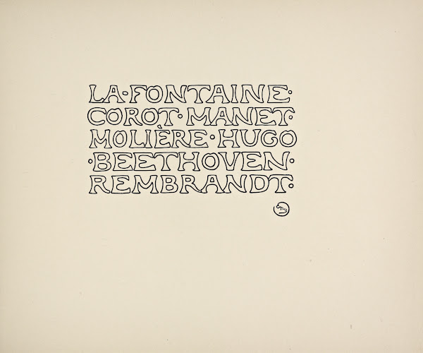Beispiele kunstlerischer Schrift Pl023 1900