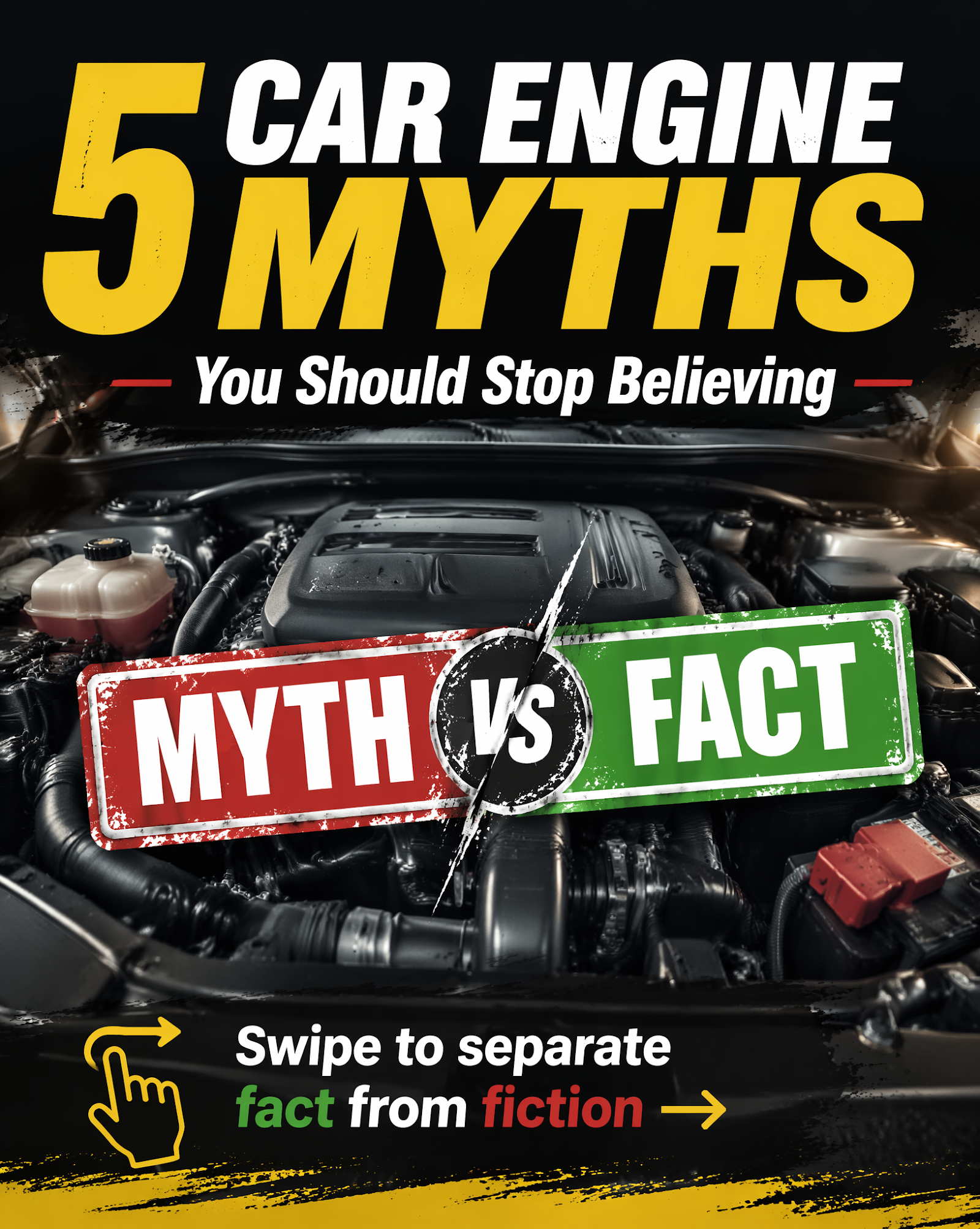 5 mitos sobre los motores de los coches que debes saber