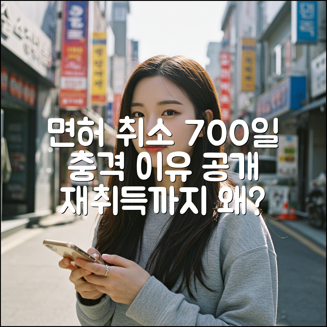 면허 취소 후 재취득까지 **700일** 걸린 충격적인 이유