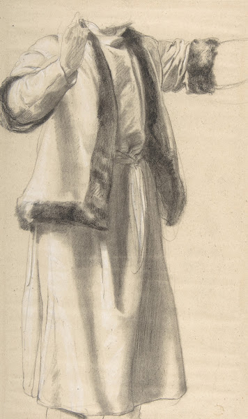 Figure in a Fur Trimmed Jacket 182881