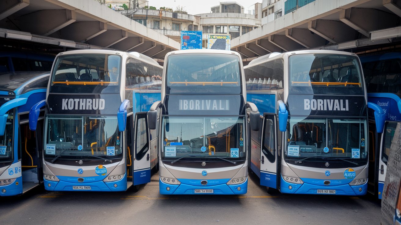 Best Buses from Kothrud to Borivali – Top Options