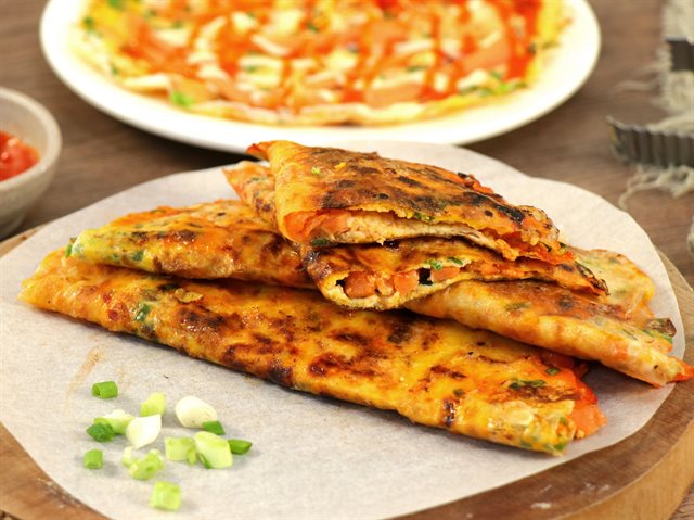 Bánh Tráng Nướng Bằng Chảo