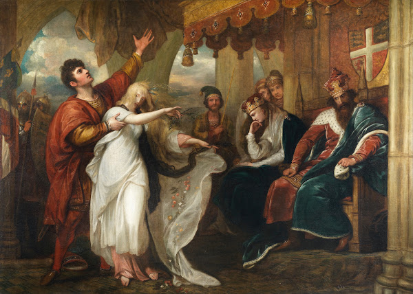 Hamlet Act IV Scene V Ophelia Before the King and Queen 1792