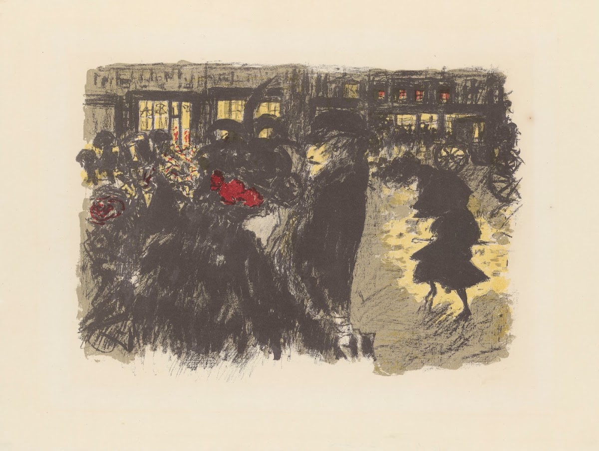 The Square at Evening Place le soir 1899