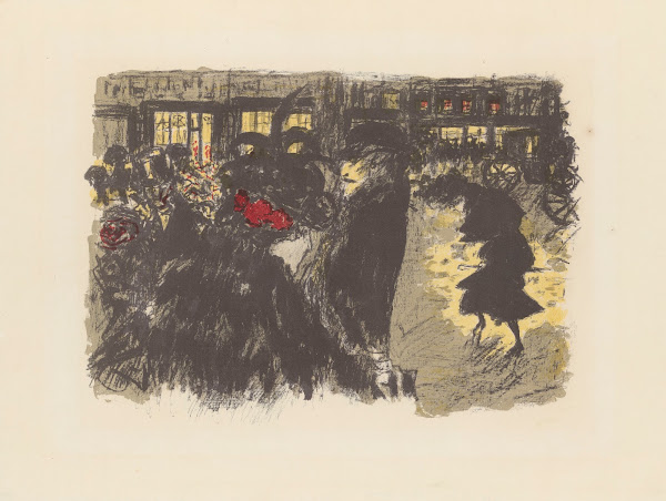 The Square at Evening Place le soir 1899