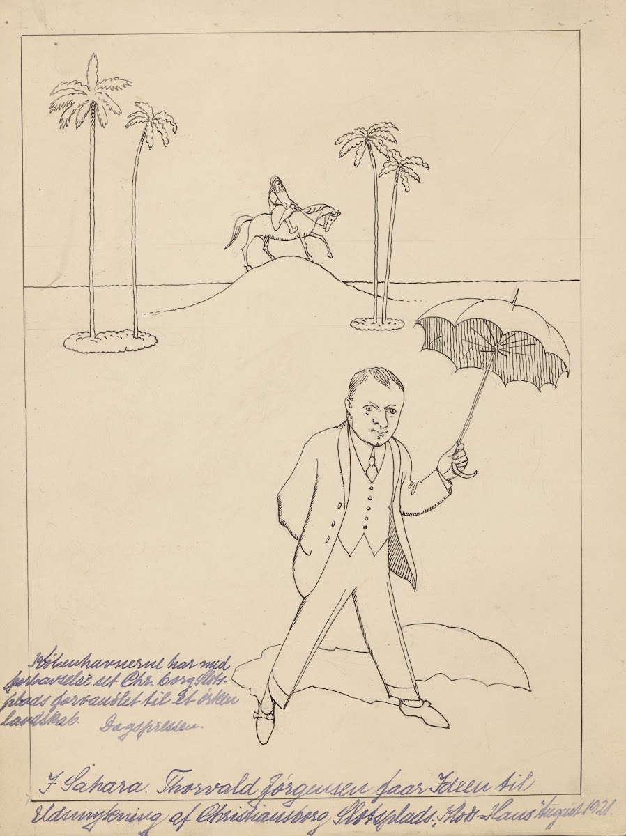 In the Sahara 1921