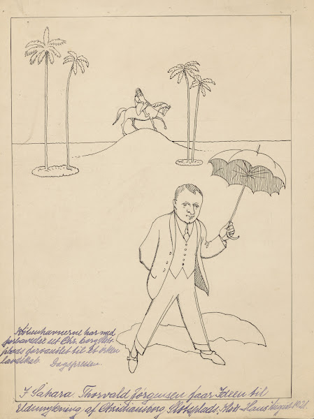In the Sahara 1921