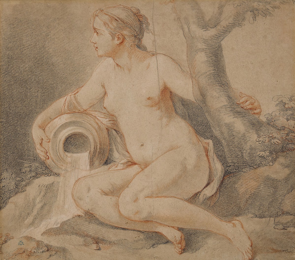 Étude de nymphe