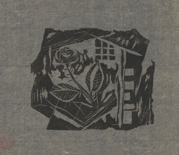 Kompozycja z różą 1914