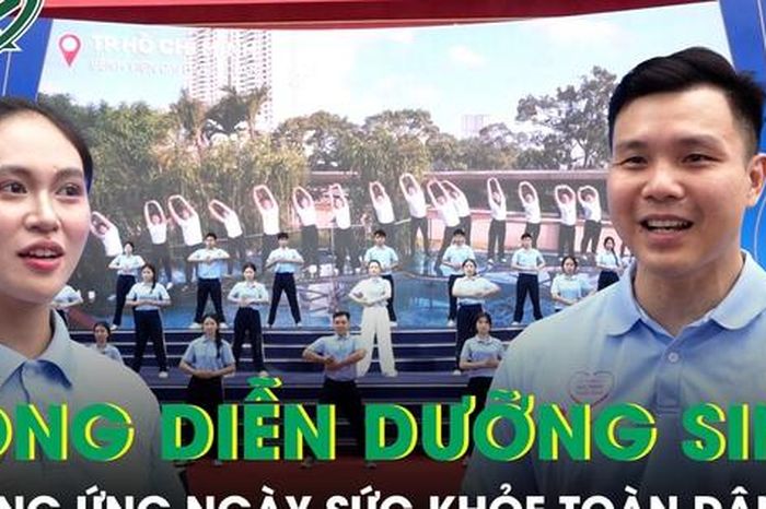 Hơn 500 người tham gia đồng diễn dưỡng sinh tại Hà Nội, hưởng ứng Ngày Sức khỏe toàn dân 7/4 - Báo Sức Khỏe &amp; Đời Sống