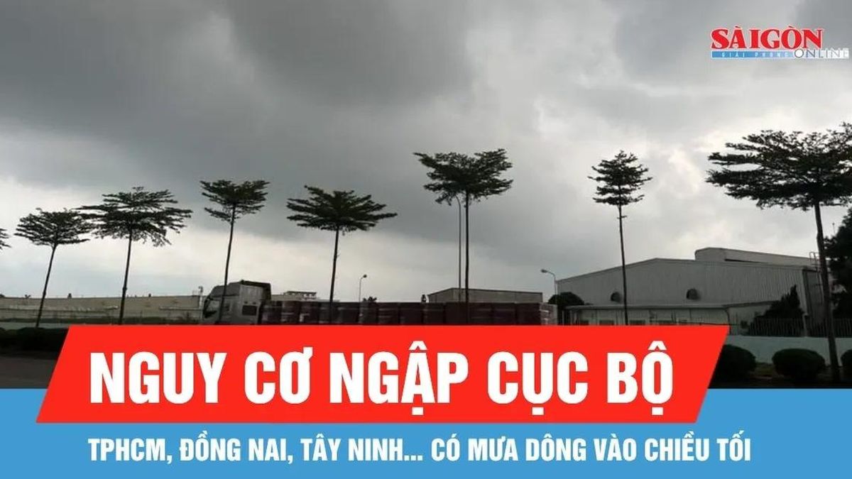Chiều tối 16-7, TPHCM và các địa phương lân cận có mưa dông, ngập cục bộ - Báo Sài Gòn Giải Phóng
