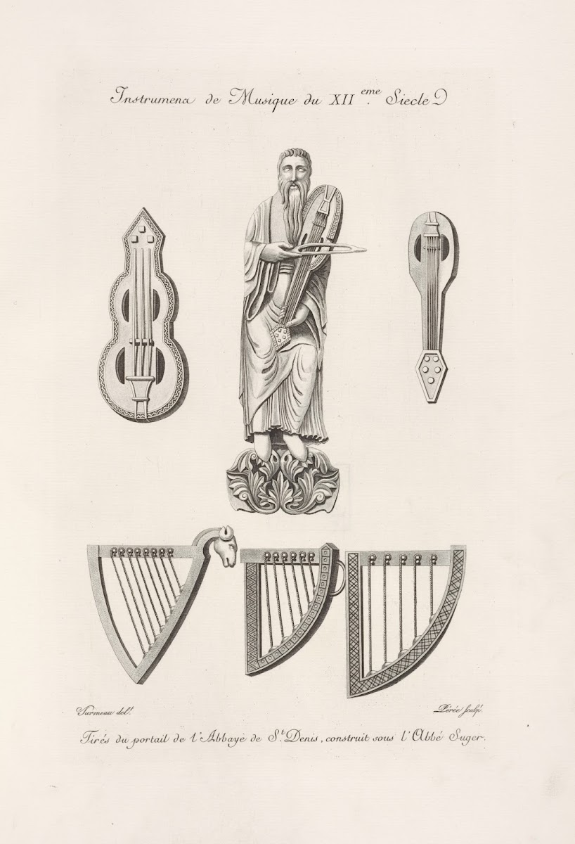 Instrumens de musique du XIIeme siècle 1839