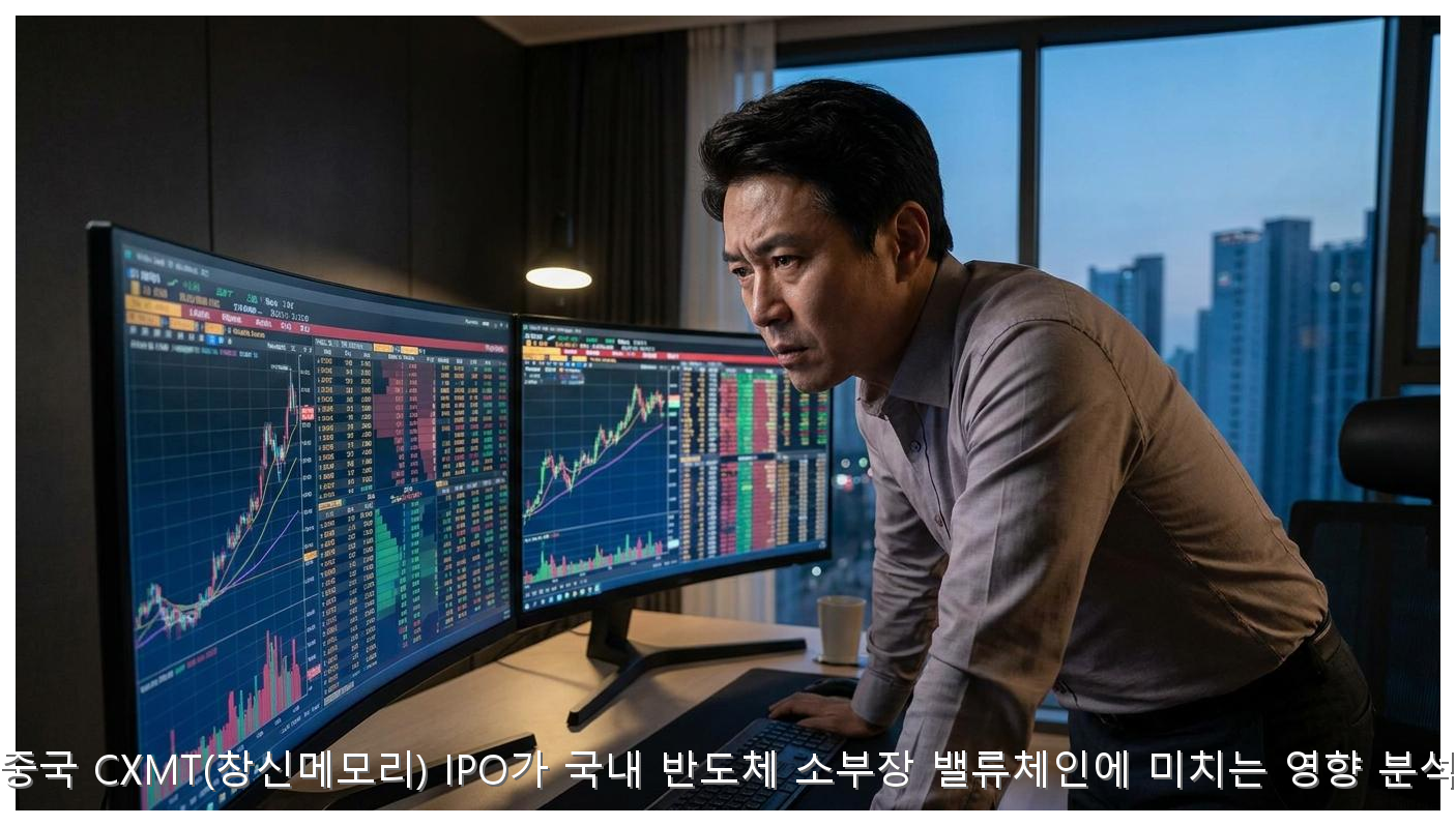 중국 CXMT(창신메모리) IPO가 국내 반도체 소부장 밸류체인에 미치는 영향 분석 핵심 안내 및 분석 인포그래픽 (8)