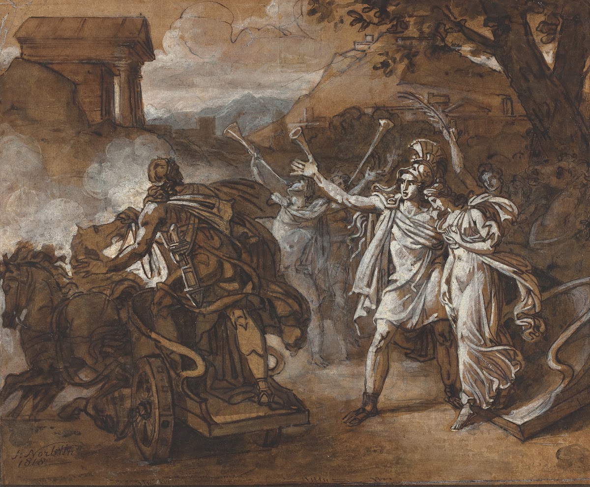 Castor And Pollux Rescuing Helen 1818