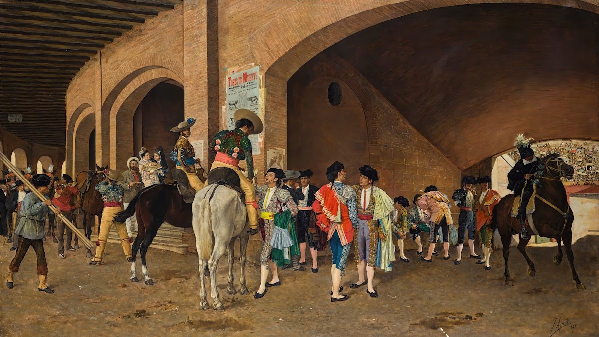 Preparing For The Corrida 1878
