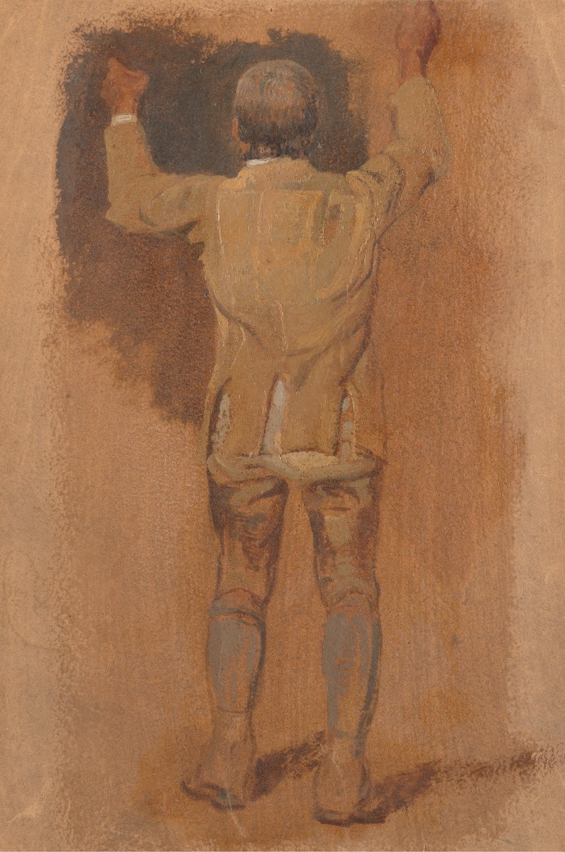 Study of a Groom Seen from Behind ca 1820