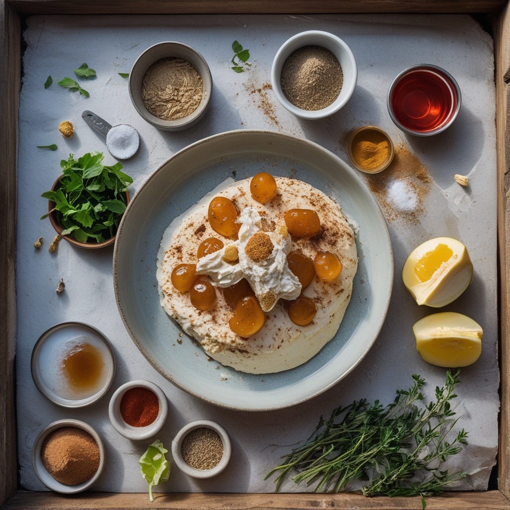 Ingredients for Cherry Amaretto Tiramisu – Elegant Dessert with a Fruity Twist (Easy Homemade Recipe)