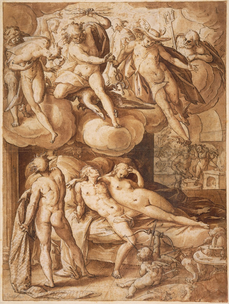 Venus and Mars Surprised by Vulcan 1585