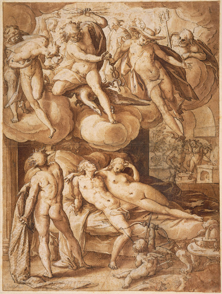 Venus and Mars Surprised by Vulcan 1585