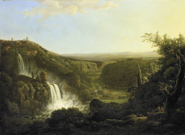 The Anio Valley with the Waterfalls of Tivoli 1800   1825