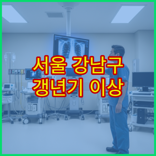 서울 강남구 갱년기 이상 증상 여성 한방 건강관리 전문 한의원 정보
